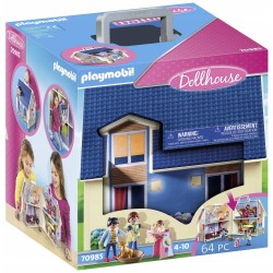 Outlet Playmobil Dollhouse przenośny domek dla lalek z wyposażeniem 70985