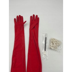 Outlet ATAYOU Zestaw akcesoriów kostiumowych dla kobiet + długie rękawiczki