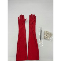 Outlet ATAYOU Zestaw akcesoriów kostiumowych dla kobiet + długie rękawiczki