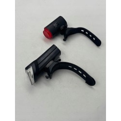 Outlet Oświetlenie rowerowe Fischer LED 30 lm akumulator regulacja 90°