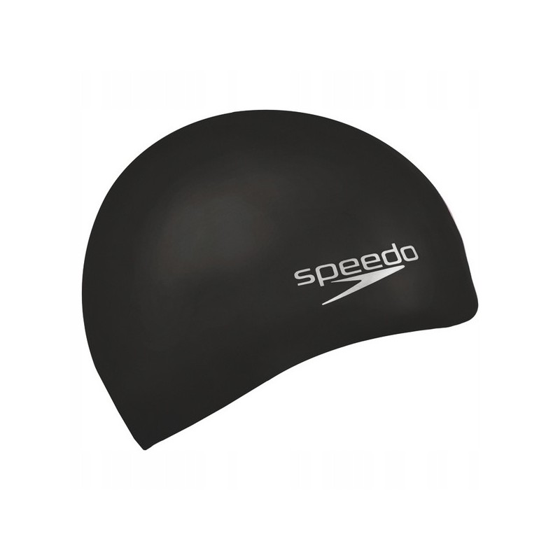 Outlet Czepek pływacki dla dorosłych Silikon Speedo czarny ergonomiczny