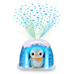 Outlet VTech Baby 2 w 1 pingwin z projektorem gwiazd 6 m + 26.5 x 13.3 cm