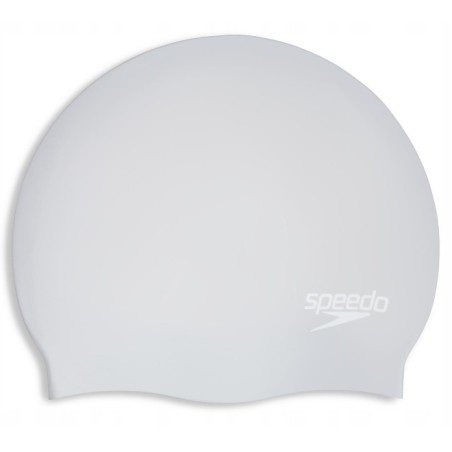 Czepek pływacki dla dorosłych Silikon Speedo srebrny