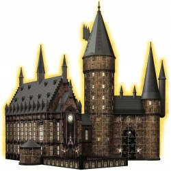 Outlet Ravensburger Puzzle 3D Budynki nocą: Zamek Hogwarts 540 elem.115501