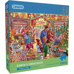 Puzzle Gibsons 250 elementów - Sklep z cukierami Świętego Mikołaja