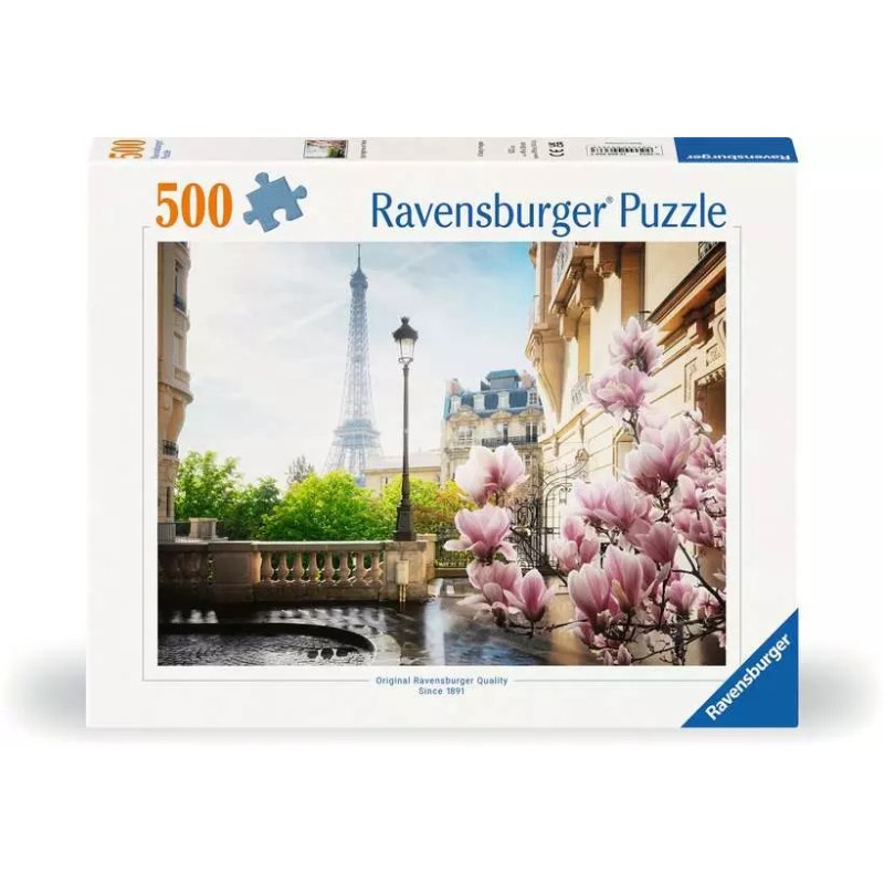 Outlet Puzzle 2D: Paryż 500el. Ravensburger wieża Eiffla kwoaty CE