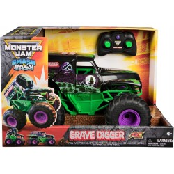 Outlet Pojazd Spin Master Monster Jam Smash & Bash Grave Digger RC