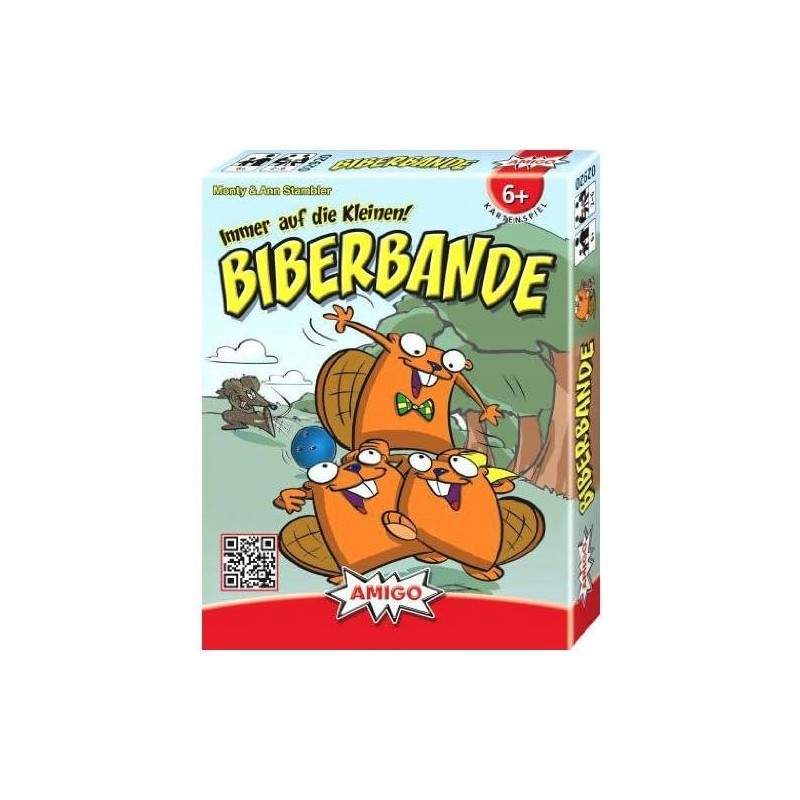 Outlet AMIGO BIBERBANDE 02920 gra karciana 6 lat + 2-6 graczy zabawna