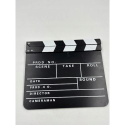 Outlet Relaxdays e0021Klapa filmowa reżyserska drewniana 26x31 cm czarny