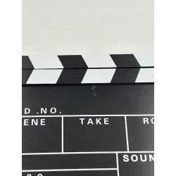 Outlet Relaxdays e0021Klapa filmowa reżyserska drewniana 26x31 cm czarny