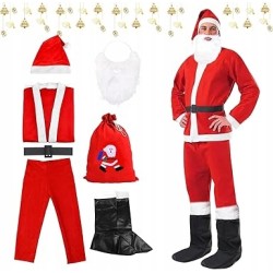 Outlet Smdbzda Strój Świętego Mikołaja dla mężczyzny uniwersalny klasyczny