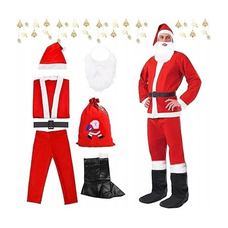 Outlet Smdbzda Strój Świętego Mikołaja dla mężczyzny uniwersalny klasyczny