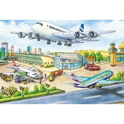 Outlet Puzzle Schmidt Spiele 2x26 el. + 2x48 el. w walizce Transport 148