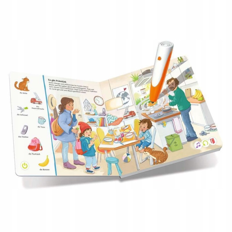 Zestaw startowy Ravensburger tiptoi 00112 pióro i książka z obrazkami