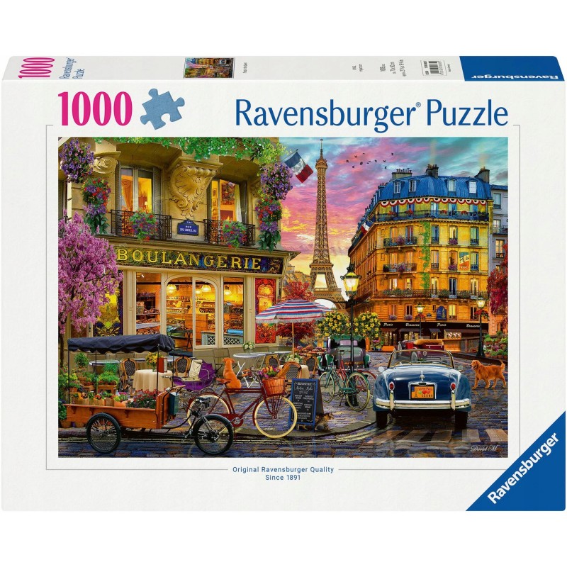 Outlet Puzzle Ravensburger 1000 elementów Paris in the Dawn