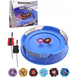 Outlet Arena X Stadium z torem przyspieszenia zestaw 6 bączków wytrzymałe