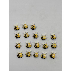 Outlet Dekoracje na Cupcake Pszczółki 18 szt Figurki na Tort urodziny
