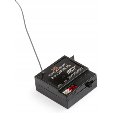 Spektrum regulator ESC 10A Szczotkowy 2w1 Odbiornik SLT SPMXSE2425RX RC