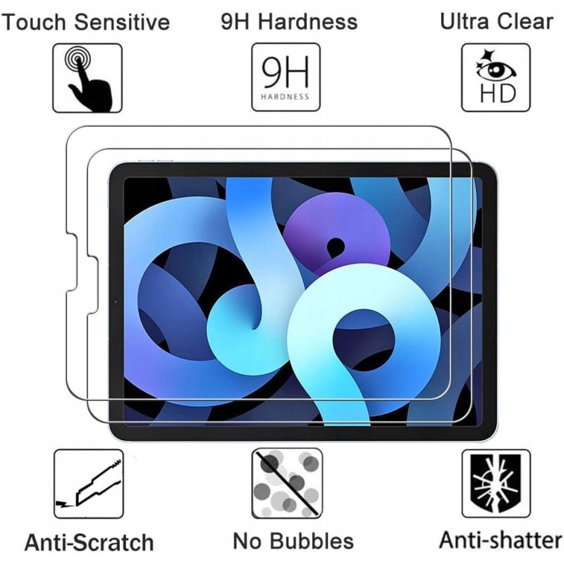 Outlet Szkło Hartowane do iPad Pro 11" Air 5 4 10.9 GOZOPO 9H Ochronne