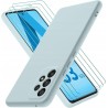 Outlet Etui Samsung Galaxy A53 5G Silikon Mint Green + 3szt Szkło Hartowane
