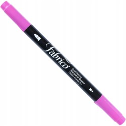 Marker do tkanin Tsukineko Fabrico Color dwustronny Cherry Pink PF000115