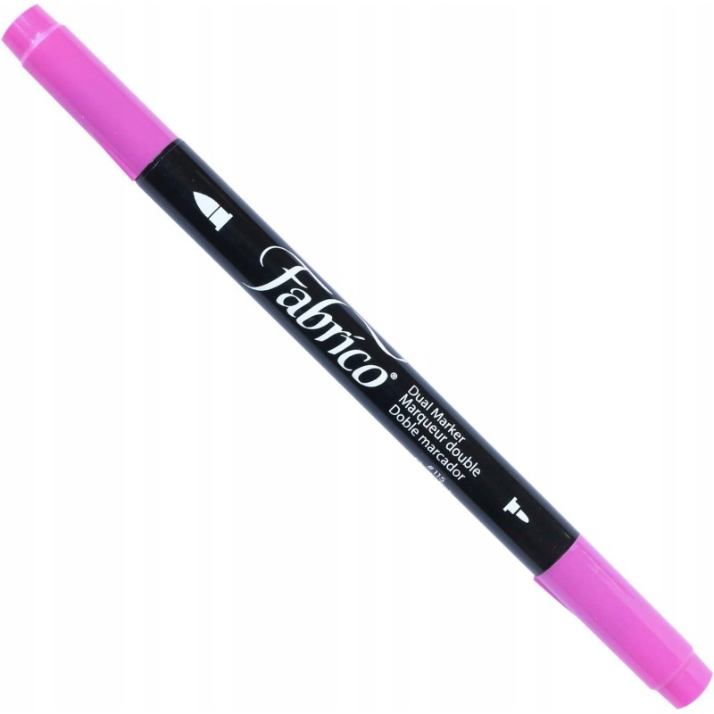 Marker do tkanin Tsukineko Fabrico Color dwustronny Cherry Pink PF000115