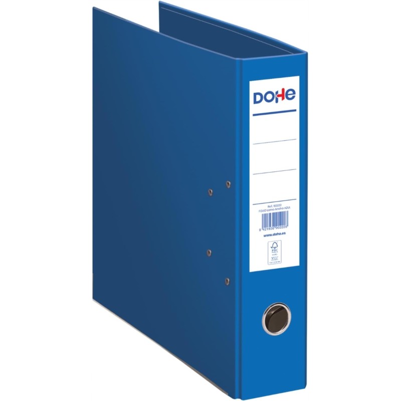 Outlet Segregator DOHE ECOFILE Folio 2 Ringowy 7 cm 29 x 35 cm niebieski