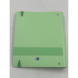 Outlet Segregator A5 4-ringowy Oxford Live & Go Zielony praktyczny lekki