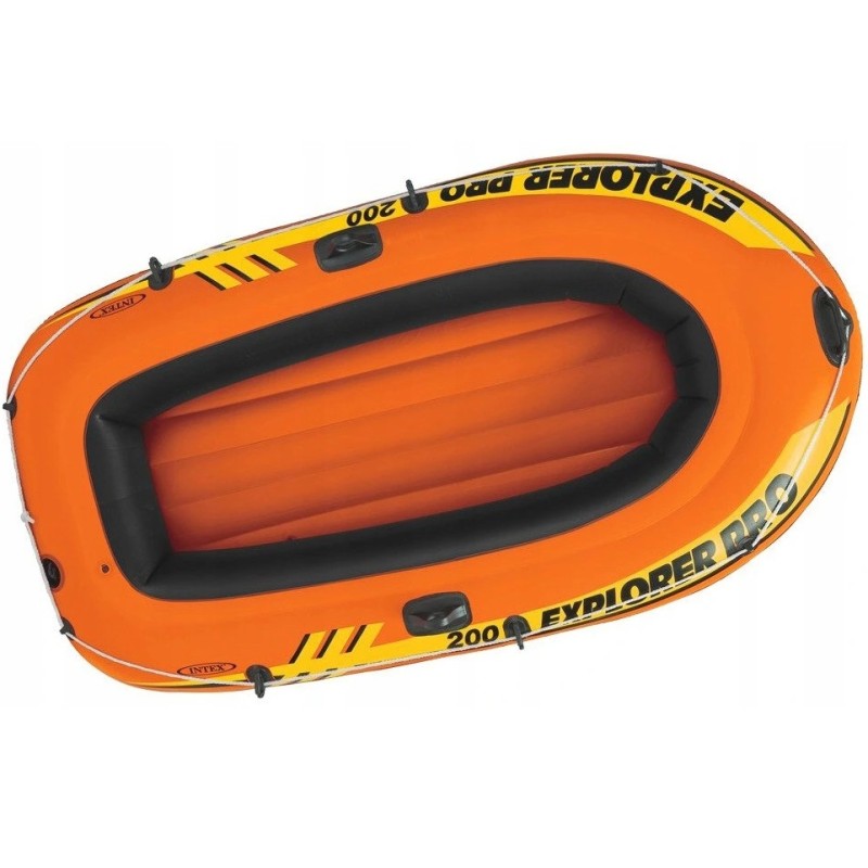 Outlet Ponton rekreacyjny EXPLORER PRO 200 dla 2os. wiosła+pompka INTEX