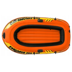 Outlet Ponton rekreacyjny EXPLORER PRO 200 dla 2os. wiosła+pompka INTEX