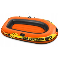 Outlet Ponton rekreacyjny EXPLORER PRO 200 dla 2os. wiosła+pompka INTEX