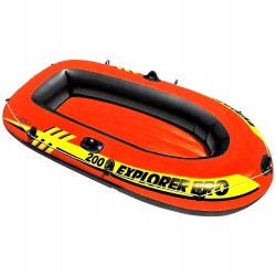 Outlet Ponton rekreacyjny EXPLORER PRO 200 dla 2os. wiosła+pompka INTEX