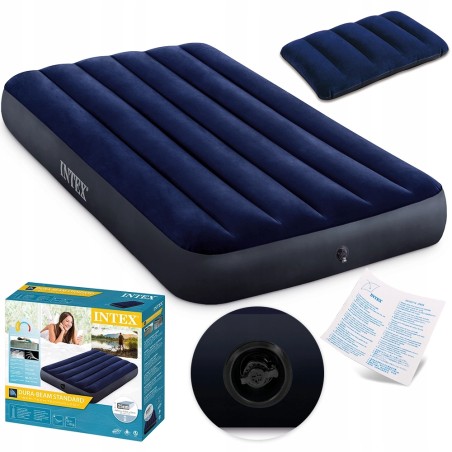 Outlet Materac jednoosobowy Intex 191 x 99 x 25 cm niebieski