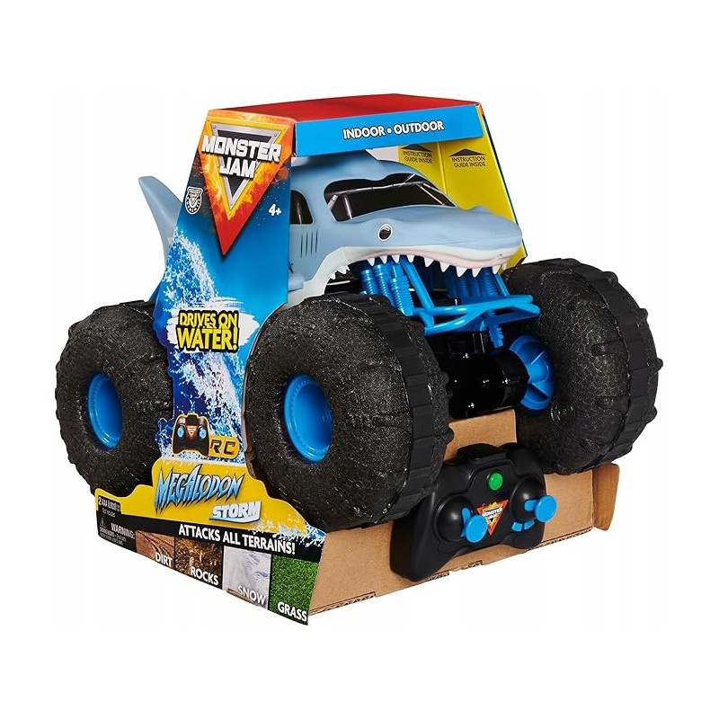 Outlet Monster Jam 6056227 Megalodon Storm Zdalnie Sterowany Pojazd 1:15