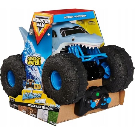 Outlet Monster Jam 6056227 Megalodon Storm Zdalnie Sterowany Pojazd 1:15