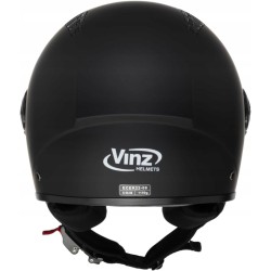 Vinz como BIS474S kask motocyklowy czarny rozmiar S 55-56