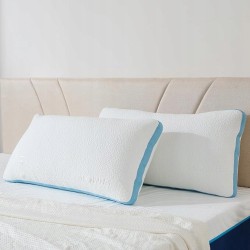 OUTLET 2 sztuki Poduszki 40x80cm Pianka Memory Regulowane Wypełnienie zamek