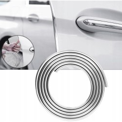 Oultet QIULIFAN Listwa Ochronna Drzwi Samochodu dł. 5m Srebrna uniwersalna
