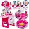 OUTLET KUCHNIA DLA DZIECI dźwięki gotowania PIECYK GARNKI ŻYWNOŚĆ różowy CE