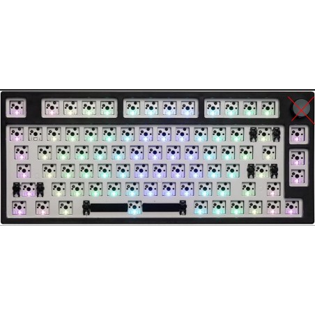 Płyta montażowa z amortyzatorami piankowymi EPOMAKER TH80 Pro 80 przycisków