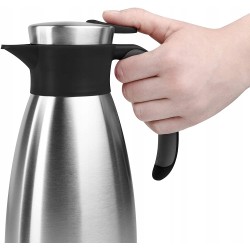 Termos na napoje Emsa 1 l srebrny stal nierdzewna Podwójna ściana do 12h
