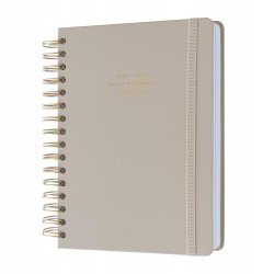 Planer szkolny 08.2025-07.2026 A5 Kokonote Misty Gray 100 g/m² FSC szary