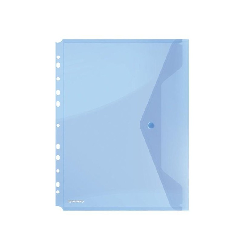 Outlet Teczka kopertowa Donau A4 PP na zatrzask niebieska