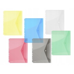 Outlet Teczka kopertowa Donau A4 PP na zatrzask niebieska