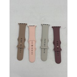 Outlet Tobfit 4x Pasek do Apple Watch 38-49mm Silikon Sport SE 1-8 Ultra