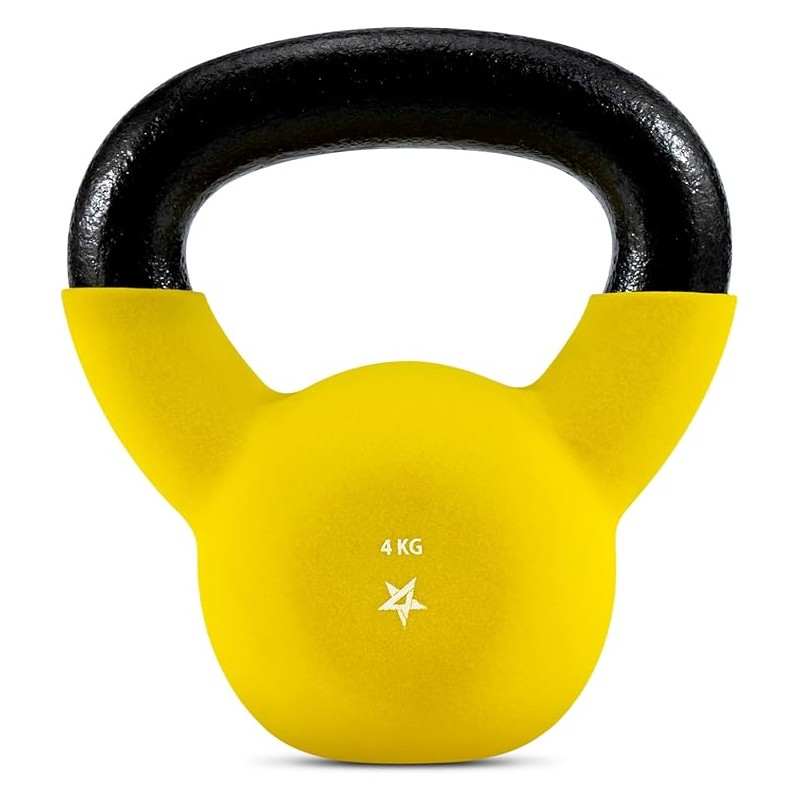 Kettlebelle yes4all 4 kg żółty