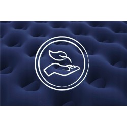 Outlet MATERAC DMUCHANY BESTWAY JEDNOOSOBOWY WELUROWY ŁÓŻKO DMUCHANE