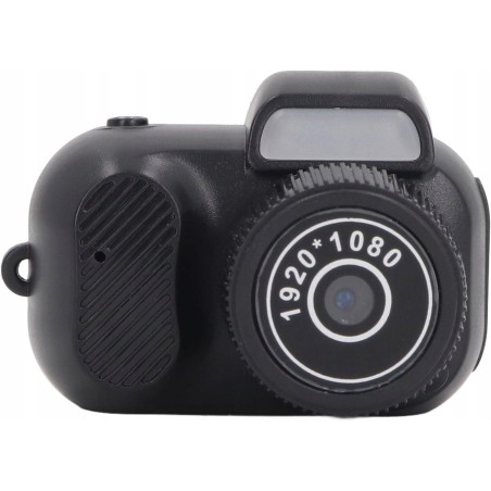 Outlet Mini Aparat Cyfrowy 1080P 2MP Szeroki Kąt 160° Kolorowy Wyświetlacz