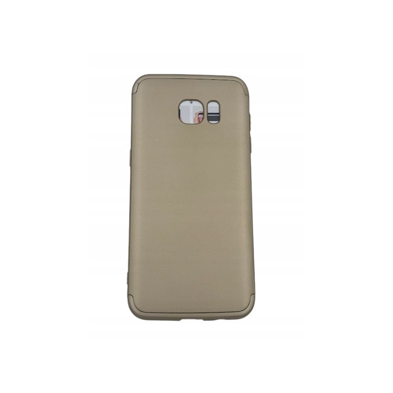 Outlet Ce-link Etui 360° Samsung Galaxy S7 Edge Złote Full Cover Przód Tył