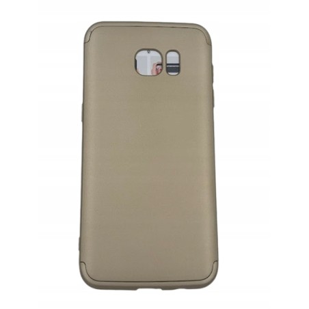 Outlet Ce-link Etui 360° Samsung Galaxy S7 Edge Złote Full Cover Przód Tył